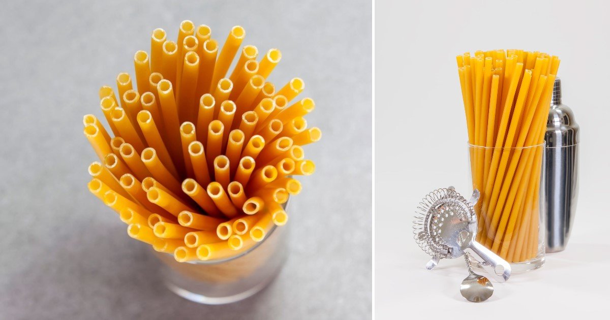 featured image 61.jpg?resize=1200,630 - Edible Pasta Straw Was Introduced As A Plastic Alternative