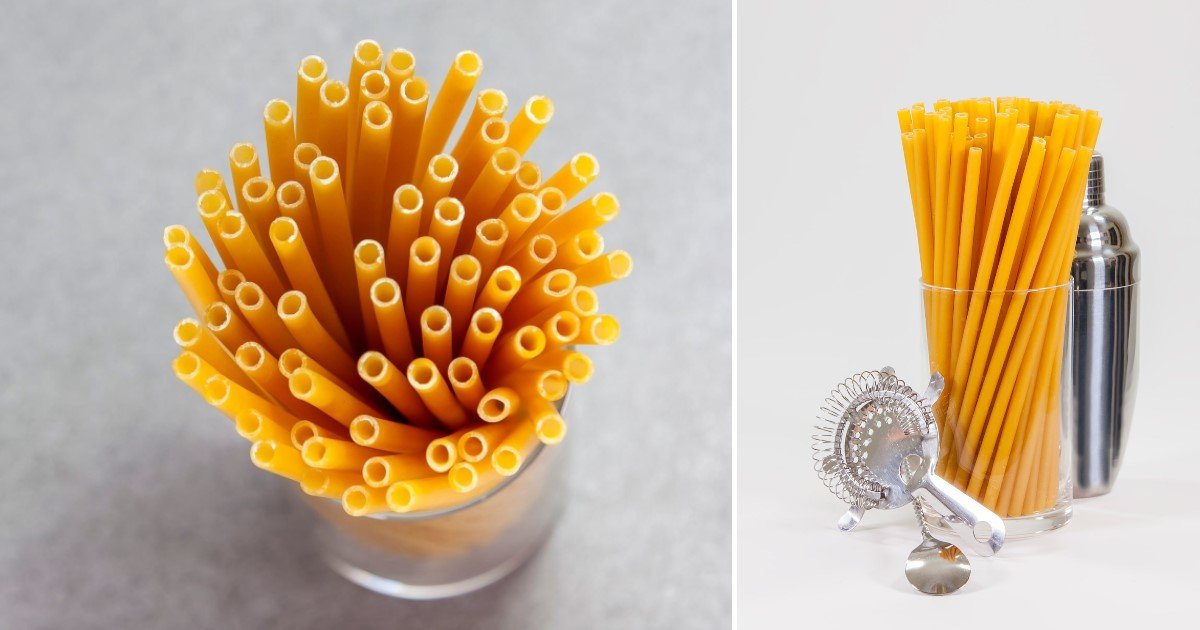 featured image 61.jpg?resize=412,275 - Edible Pasta Straw Was Introduced As A Plastic Alternative