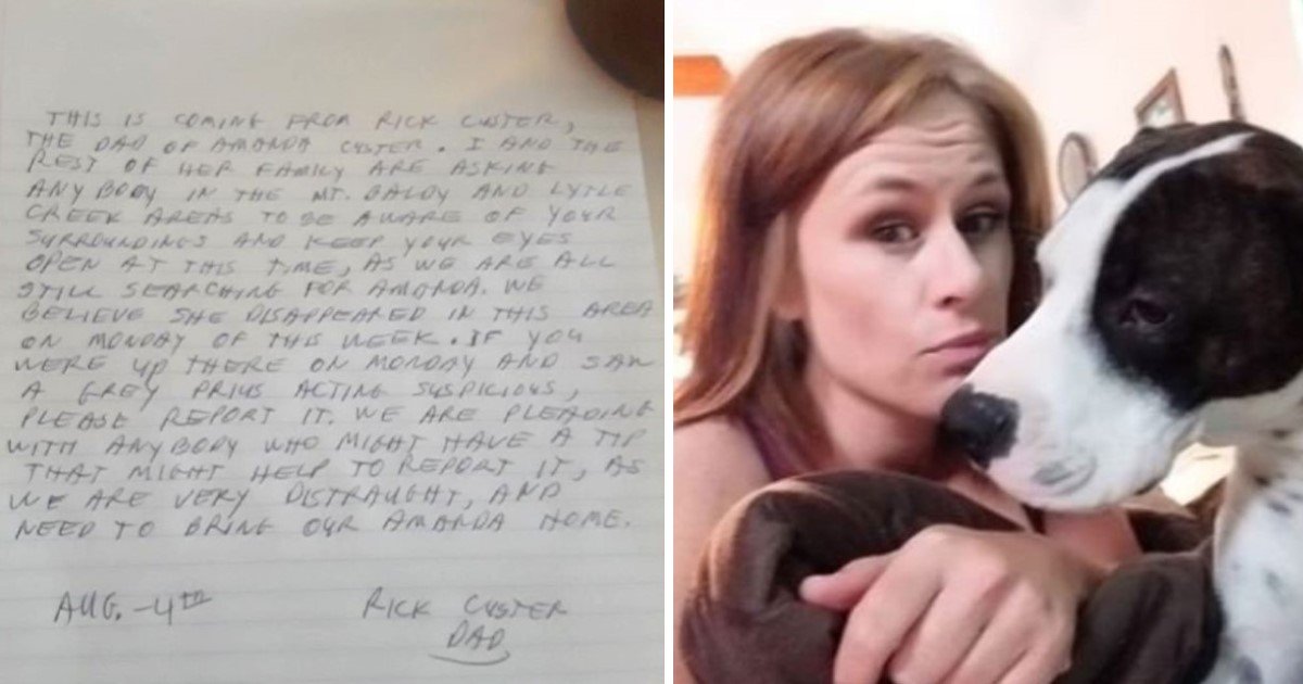 featured image.jpg?resize=412,232 - Handwritten Letter From Devastated Dad Begged Public To Help Authorities Track Down His Missing Daughter