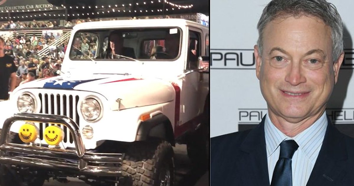ggg 2.jpg?resize=412,275 - Meet Gary Sinise Who Sold His Jeep To Raise Donation Of $1.3 Million For Vets