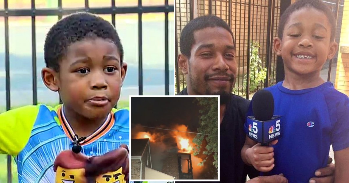 jayden5.png?resize=412,275 - Quick-Thinking 5-Year-Old Boy Saves 13 People From Fire When Their Home Went Up In Flames