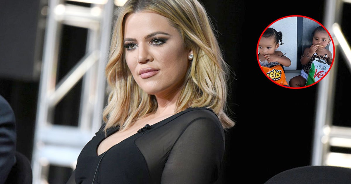 khloe kardashian shared adorable pictures of chicago and true enjoying the snacks during their vacation in bahamas.jpg?resize=1200,630 - Khloe Kardashian Shared 'Vacation Calories Don't Count' As Her Daughter Enjoyed Snacks During Their Vacation In Bahamas