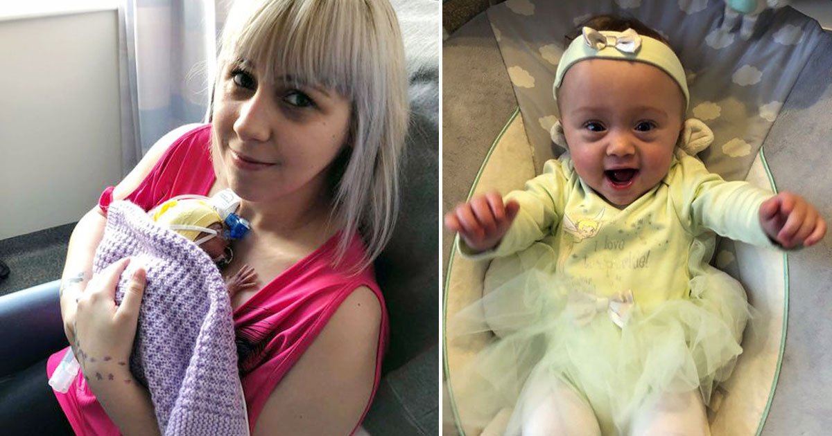 miracle baby.jpg?resize=412,232 - Woman Who Gave Birth On The Toilet Seat 16 Weeks Early Was Told Her Daughter Wouldn’t Survive - The Miracle Child Is Now 15-Month-Old