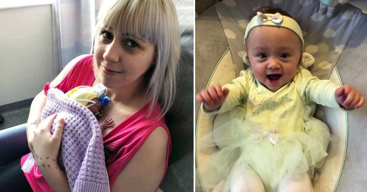 miracle baby.jpg?resize=412,275 - Woman Who Gave Birth On The Toilet Seat 16 Weeks Early Was Told Her Daughter Wouldn’t Survive - The Miracle Child Is Now 15-Month-Old
