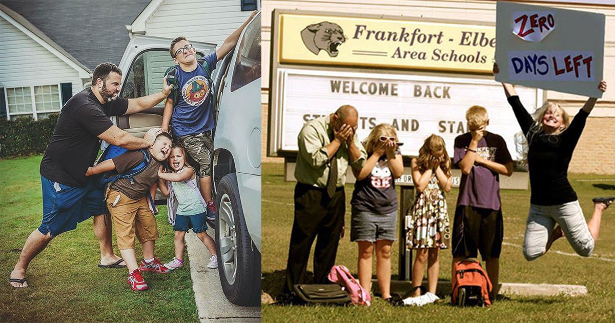 parents share their kids go back to school moments and it is hilarious.jpg?resize=412,232 - Parents Shared Hilarious Photos Of Their Kids Going Back To School Moments