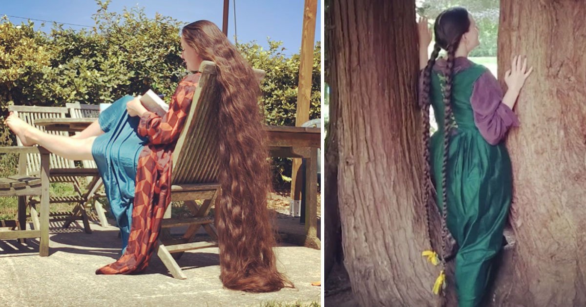 real life rapunzel.jpg?resize=412,232 - Real-Life Rapunzel With Six-Foot Long Hair Works As A Life Drawing Model