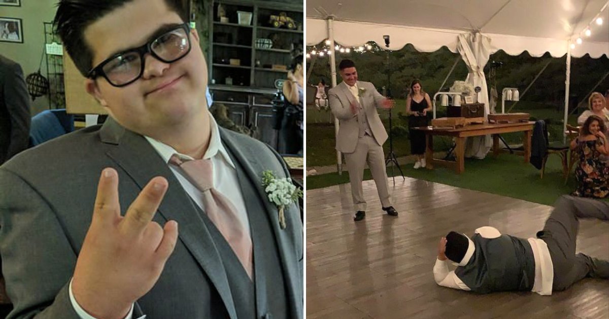 sam5.png?resize=412,232 - Teen With Down Syndrome Challenged Groom To Dance Battle After Thinking He Was The One Who Will Marry The Bride