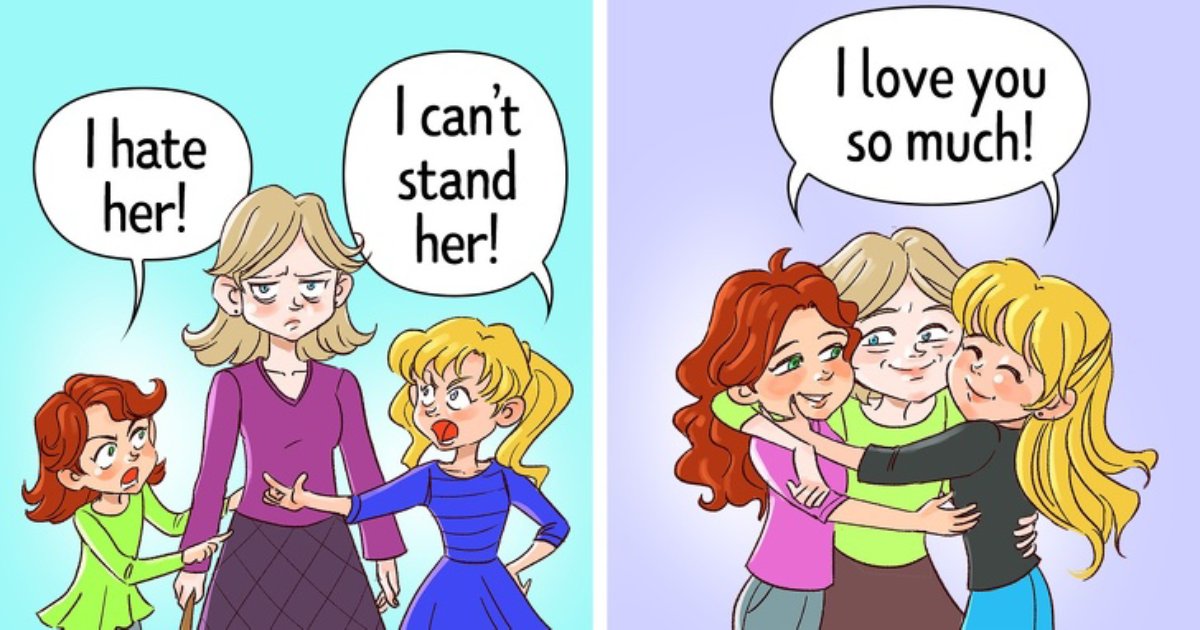 sister relationship.png?resize=412,275 - Hilarious Pictures Depicting The Love-Hate Relationship Between Sisters