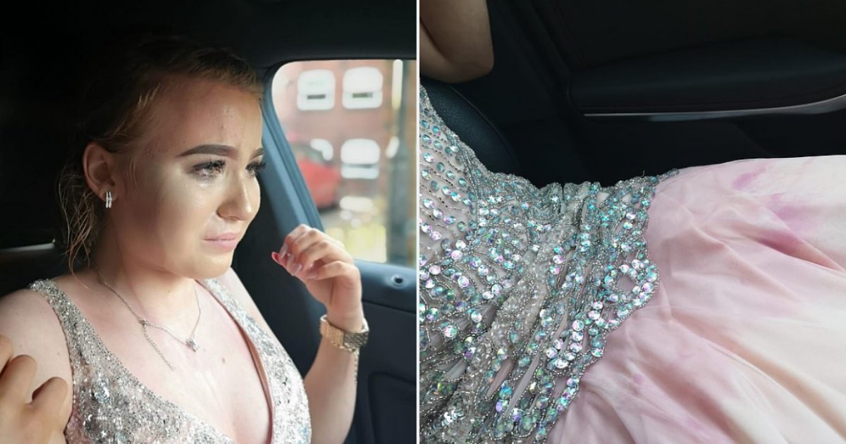 t 2 1.png?resize=412,275 - 16 Year Old Girl Left Her Prom In Tears After Bullies Ruined Her $400 Dress