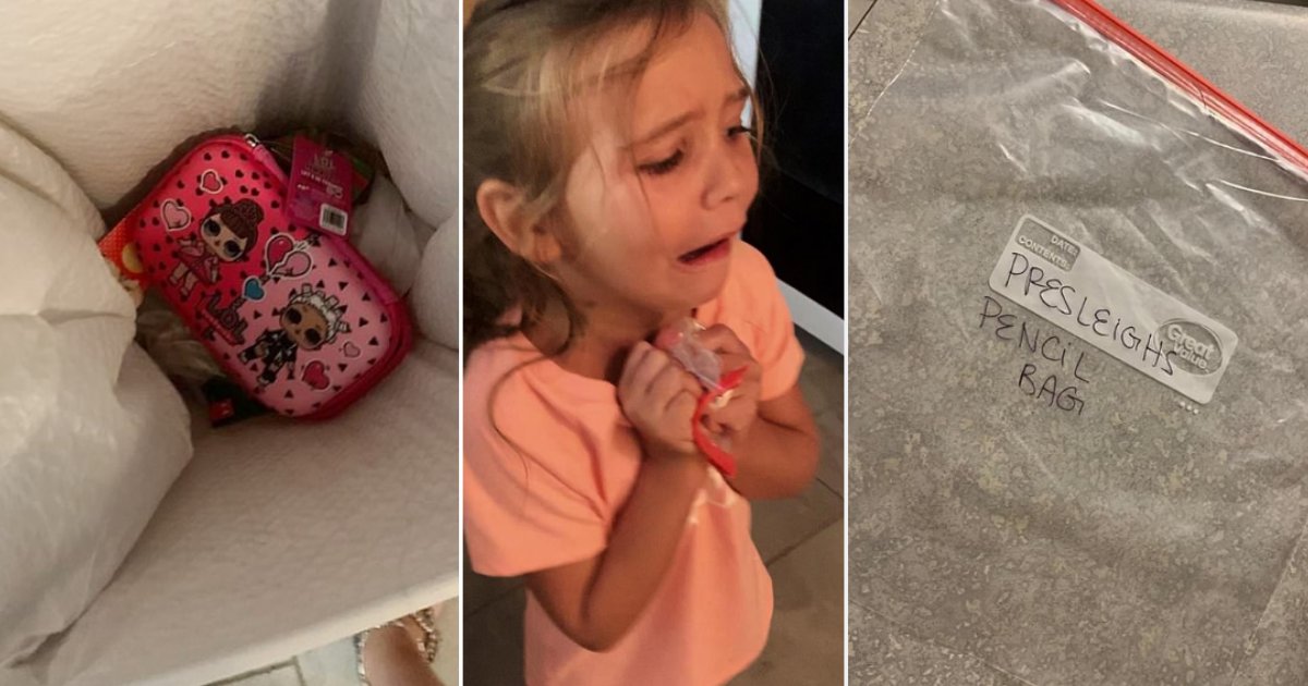 t 3 1.png?resize=412,232 - Une maman de Floride a offert à sa fille un sac à sandwich en plastique en guise d'étui à crayons pour lui donner une leçon