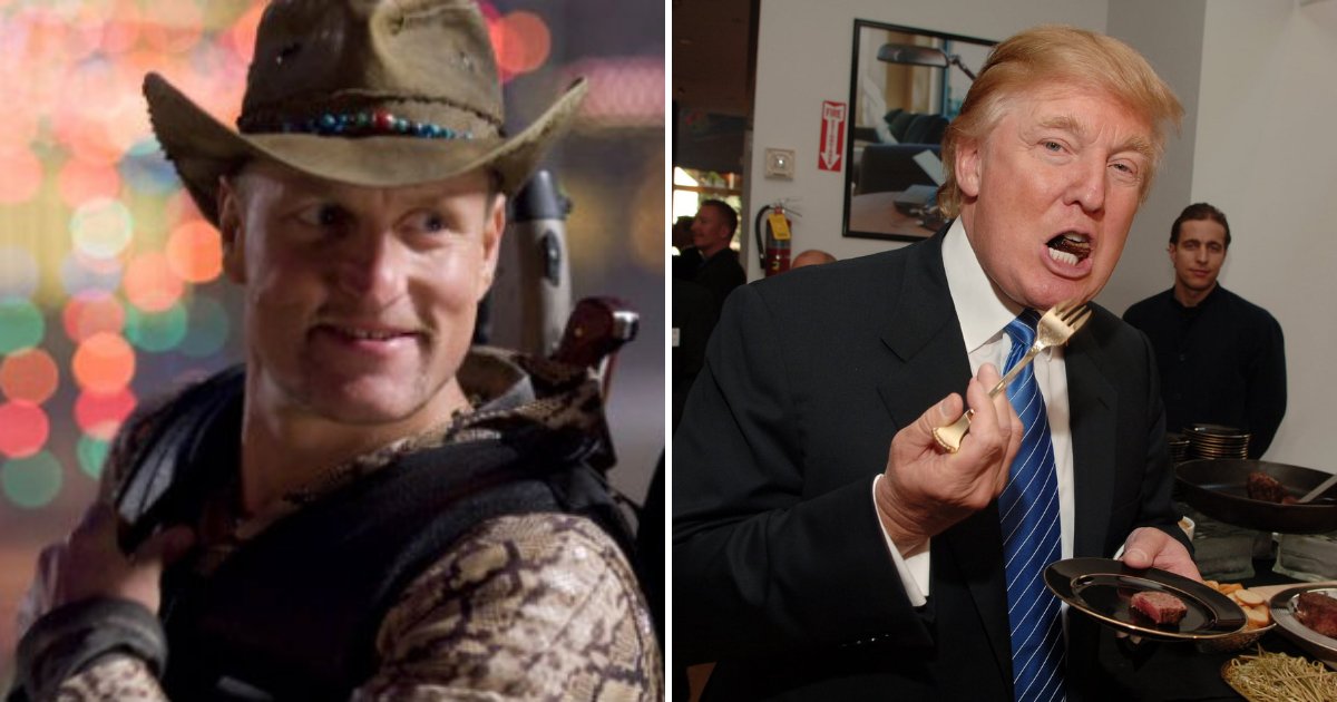 trump2 1.png?resize=412,275 - Woody Harrelson Says He Had To Get High To Survive Dinner With President Donald Trump