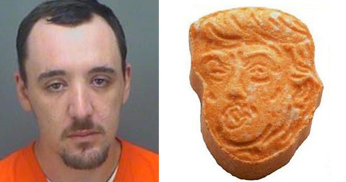 untitled 1 recovered 2.jpg?resize=412,232 - Man Arrested For Possession Of MDMA Pills In The Shape Of Donald Trump's Face