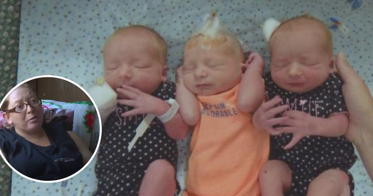 Woman Gave Birth To Triplets After Being Rushed To Hospital Thinking ...