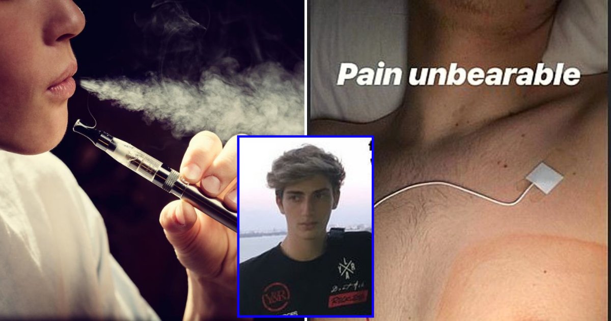 vaping.png?resize=412,275 - 18-Year-Old Student's Left Lung COLLAPSED After Vaping For One Year