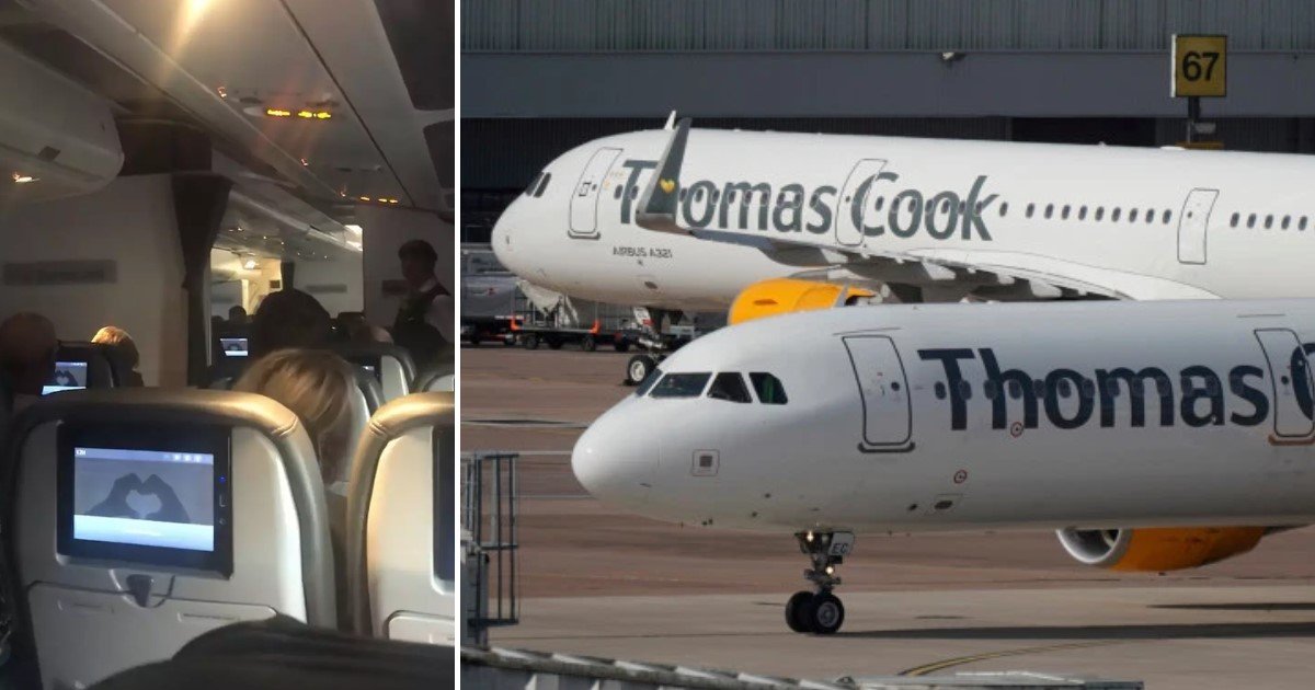 a 101.jpg?resize=412,275 - Lors du dernier vol de la compagnie Thomas Cook, un membre de l'équipage a fondu en larme dans l'avion