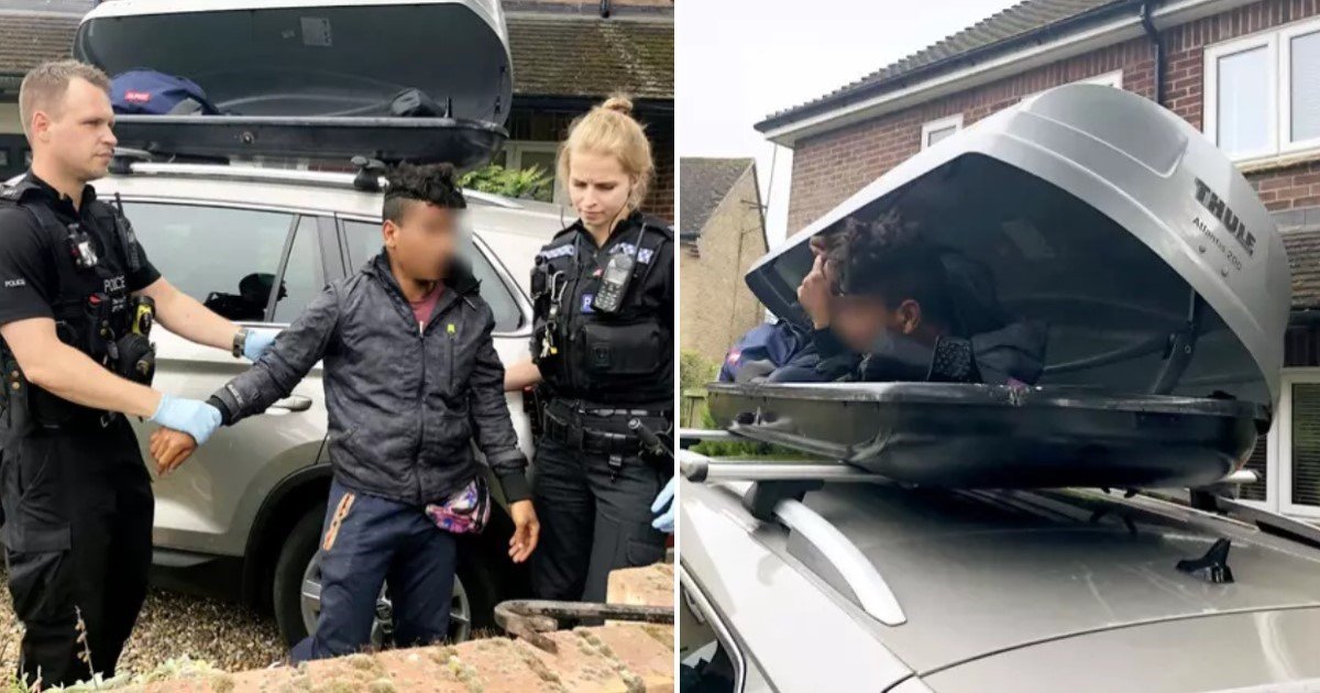a 49.jpg?resize=1200,630 - Couple Baffled To Find A Teen Hiding In Their Vehicle's Roof Box As They Returned Home From A Holiday