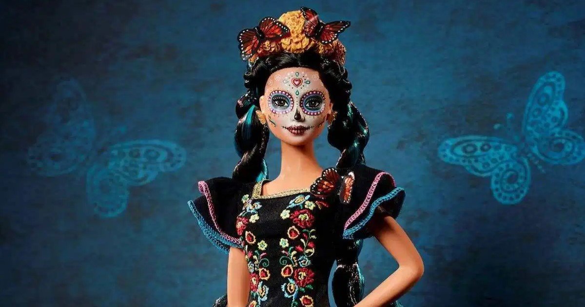 a 54.jpg?resize=1200,630 - Une version Barbie «Jour des morts» vêtue traditionnellement en La Catrina pour honorer cette fête traditionnelle Mexicaine