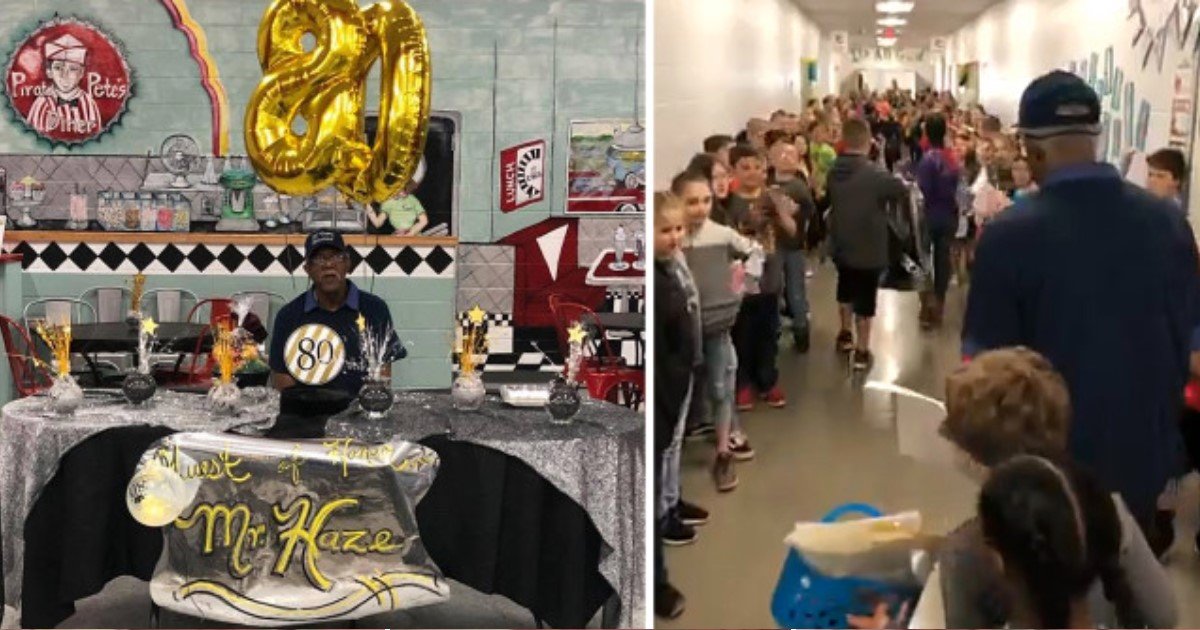 a 89.jpg?resize=412,275 - Janitor Received A Grand Birthday Surprise From 800 Students On His 80th Birthday