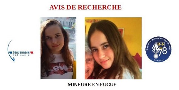 avis de recherche.jpg?resize=412,275 - Appel à témoins: Roxanne, 13 ans, a disparu dans les Yvelines depuis le 4 septembre