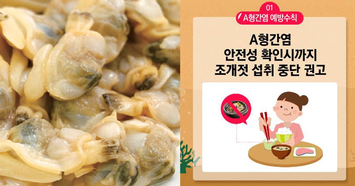 clam.jpg?resize=412,232 - 'A형간염' 집단 발병으로 전국 비상 ... 원인은 '조개젓'