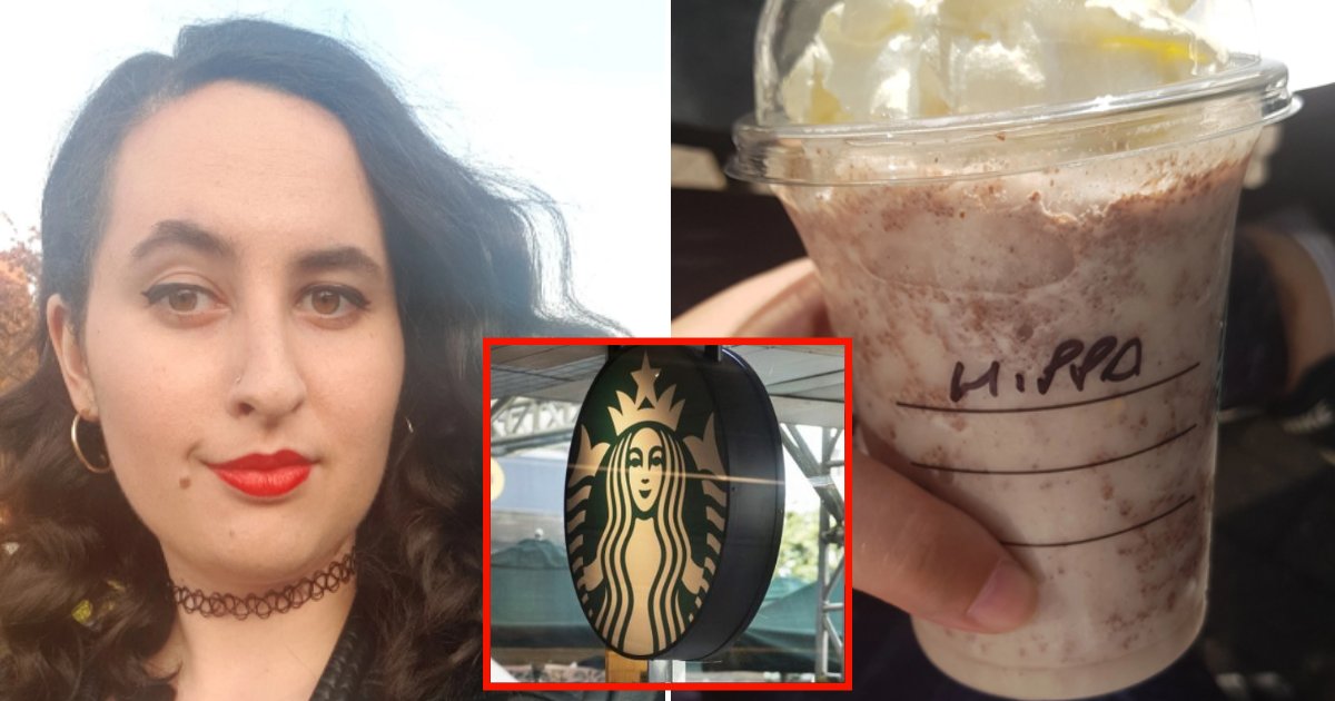 coffee4.png?resize=1200,630 - Woman Outraged After Starbucks Barista Wrote 'Hippo' On Her Coffee Cup Instead Of Her Name