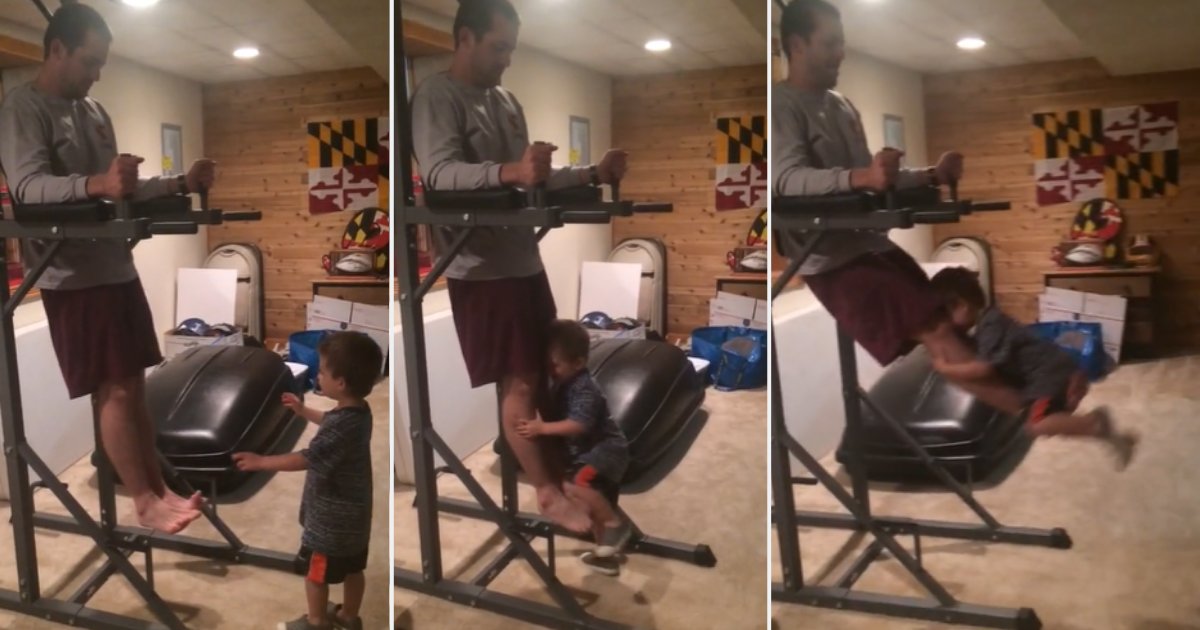 d3.png?resize=412,275 - Father Turns His Workout Routine Into A Fun Ride For His Toddler