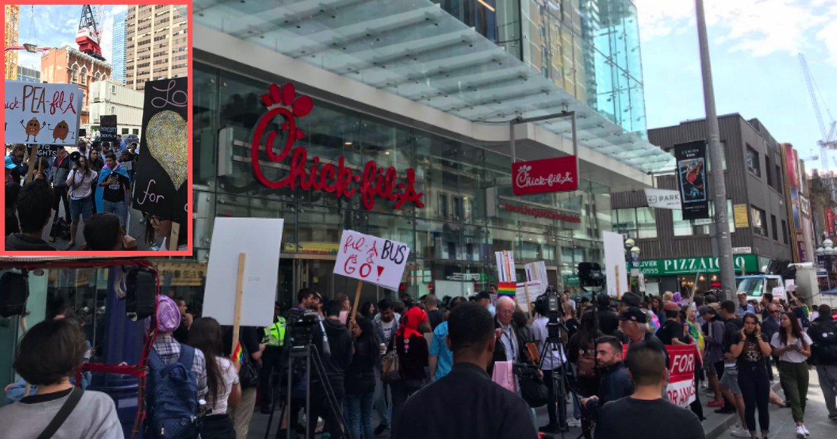 d7 2.png?resize=412,275 - Toronto Welcomes Chick-Fil-A With Both Loud Protestors And Long Lines