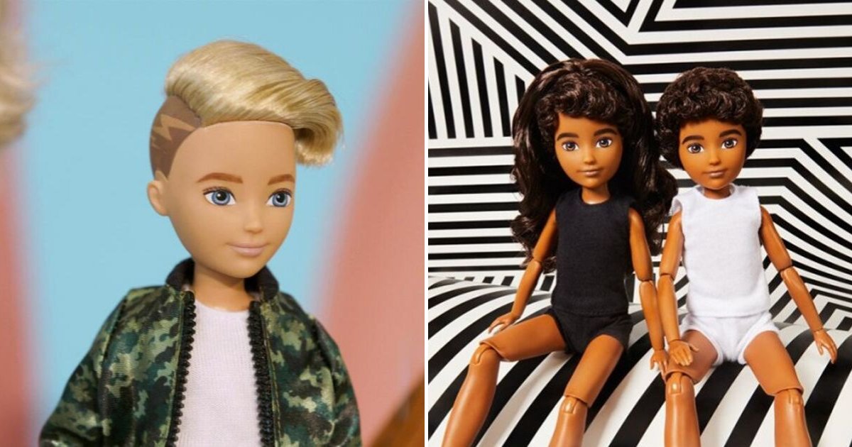 dolls6.png?resize=1200,630 - La compagnie de jouets Mattel lance des poupées non genrées pour «satisfaire la demande des enfants»