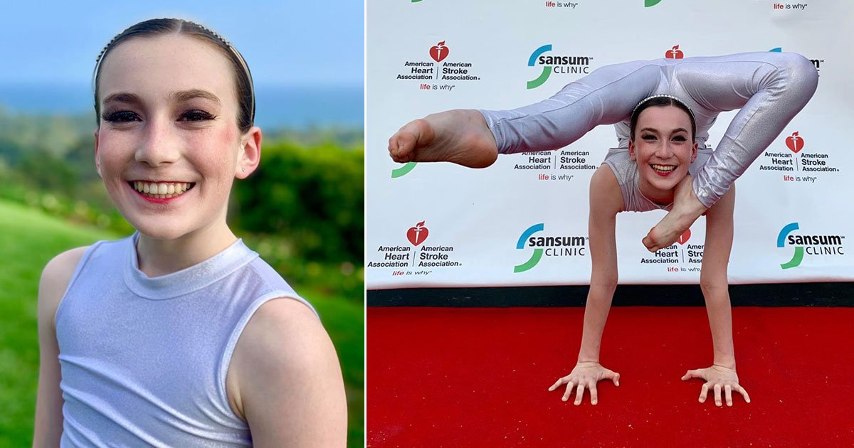 elastic lila.jpg?resize=412,275 - 12-Year-Old Contortionist Shows Off Her Incredible Foot Archery Skills At The World’s Only Kids Circus