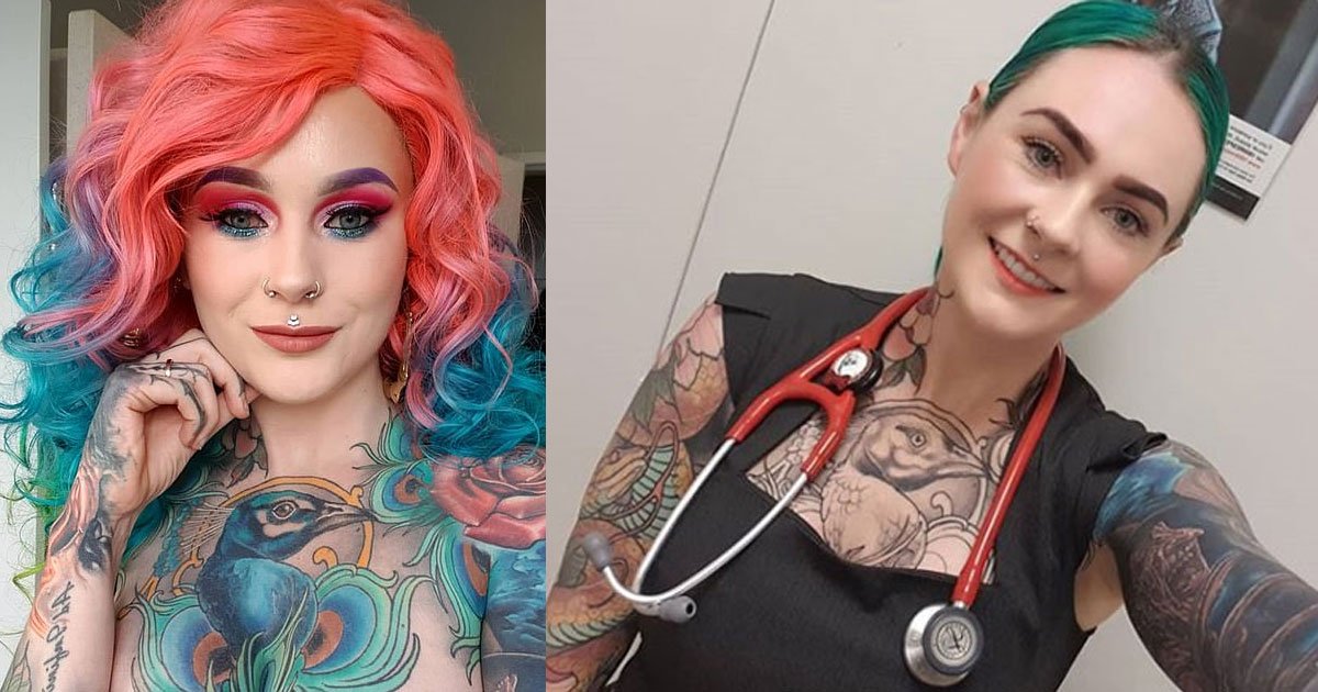 inked doctor sara.jpg?resize=1200,630 - This Doctor Broke All Stereotypes By Covering Herself In Tattoos