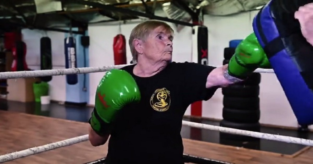 k3 2.jpg?resize=412,232 - This 76-Year-Old Woman Became A Kickboxer Despite Having 2 Knee Replacements And Arthritis