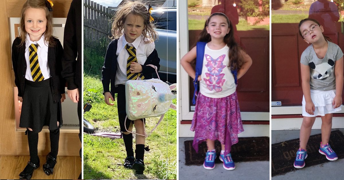 lk.jpg?fit=1024%2C538&ssl=1&strip=all - These Uproarious Pictures Of Kids Before And After First Day At School Will Remind You Of Your First Day At School