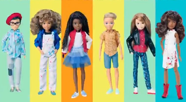 mattel2.jpg?resize=412,275 - États-Unis: Pour la première fois, Mattel lance des poupées sans genres