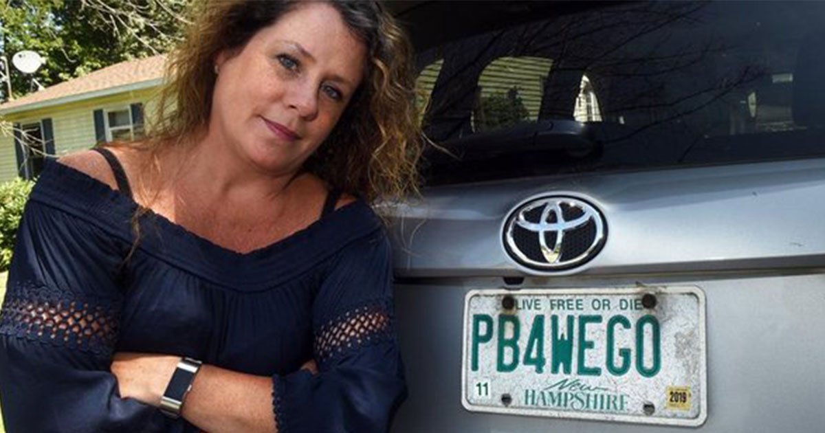 mom who was asked to surrender license plate that reads pb4wego won the battle with the state.jpg?resize=1200,630 - A Woman Was Asked To Surrender Her License Plate That Read 'PB4WEGO'