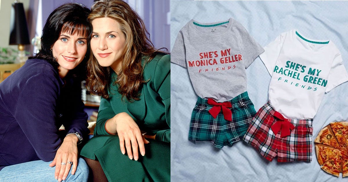 Matching BFF Pajamas Inspired By The Friendship Of Monica Geller And Rachel ...