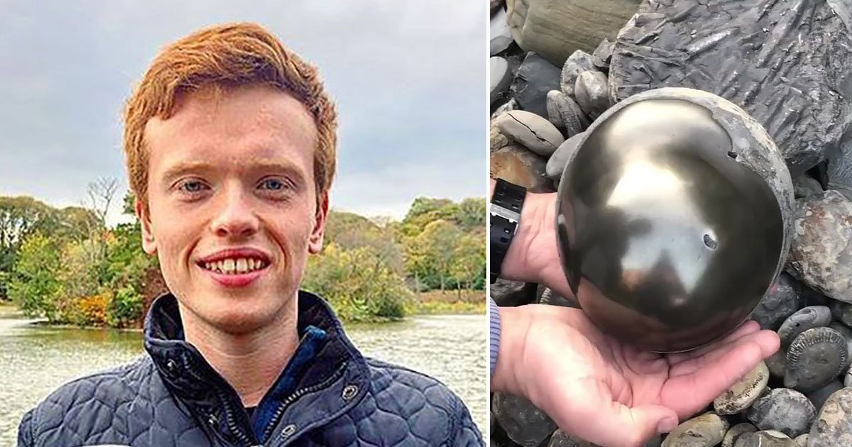 rare fossil.jpg?resize=412,275 - 185 Million-Year-Old Fossil Found Inside A Golden Cannonball