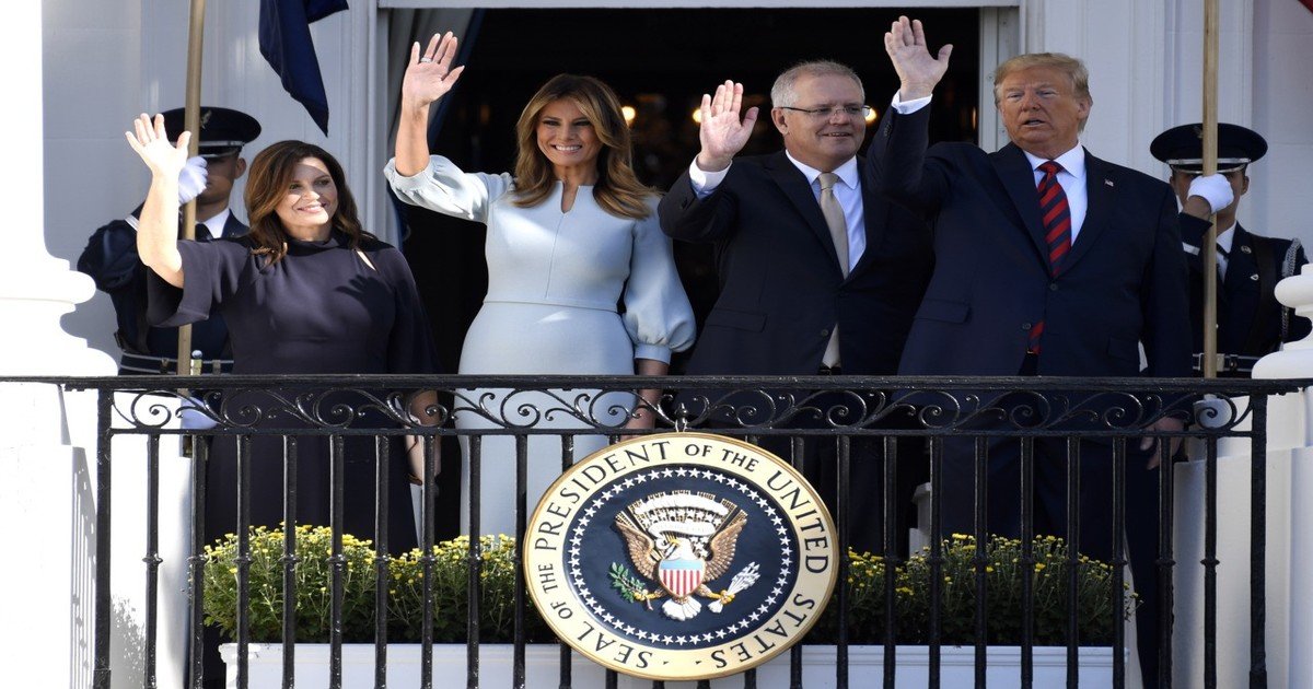 resize 1 1200x630.jpg?resize=1200,630 - President Trump And The First Lady Hosted Australian Prime Minister And His Wife For Their Second White House State Dinner