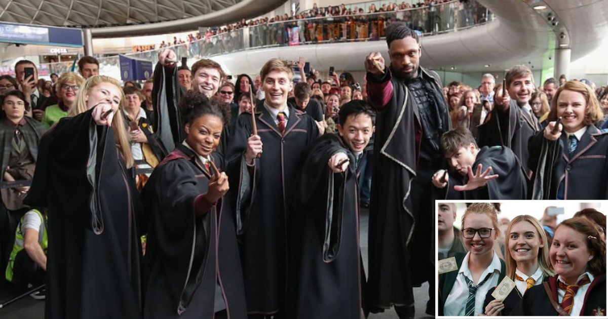 s3 1.png?resize=1200,630 - Hundreds Of Harry Potter Fans Gathered At London’s King Cross Station To Mark Back To Hogwarts Day On 1st September