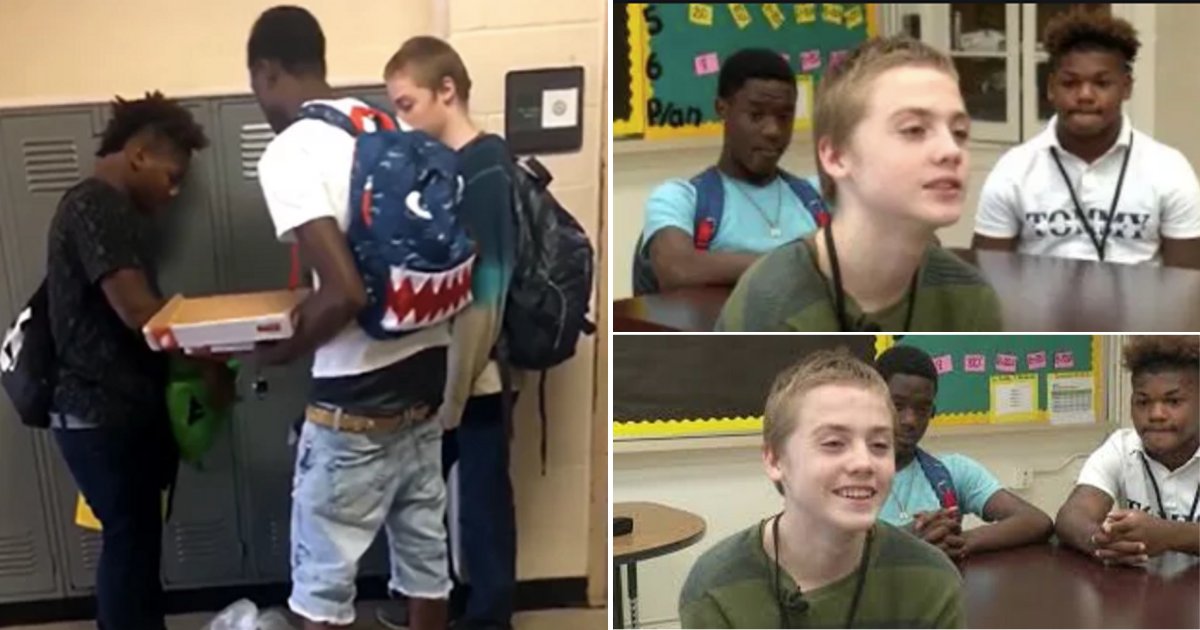 s4 11.png?resize=412,232 - Teens Donated Clothes to Their Classmate to Motivate and Appreciate Him