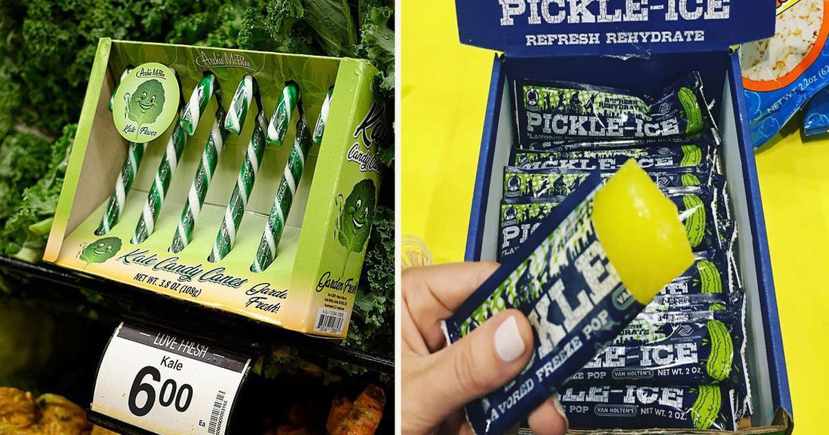 untitled 1 25.jpg?resize=412,275 - Pickle And Kale Flavored Candy Canes Are Now On Sale In Time For The Holiday Season