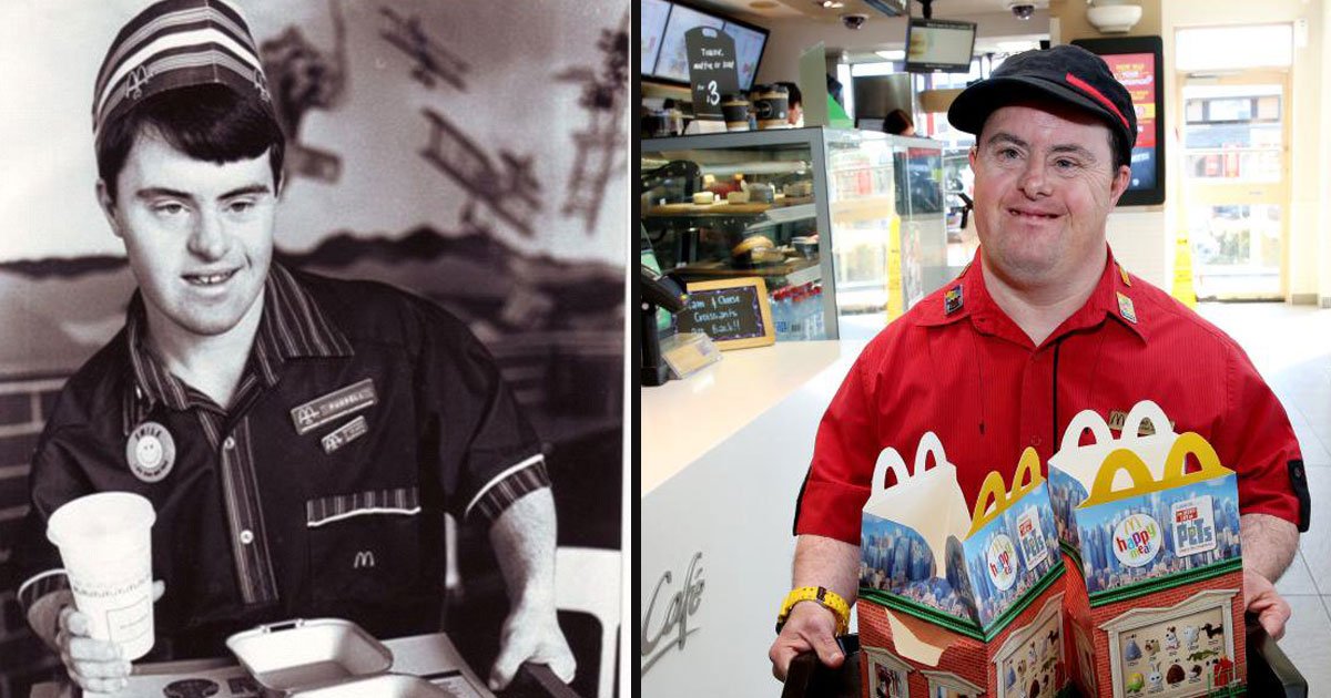 untitled 1 36.jpg?resize=412,232 - McDonald's Employee With Down Syndrome Retired After Serving Happiness For 32 Years