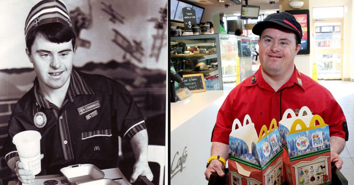untitled 1 36.jpg?resize=412,275 - McDonald's Employee With Down Syndrome Retired After Serving Happiness For 32 Years