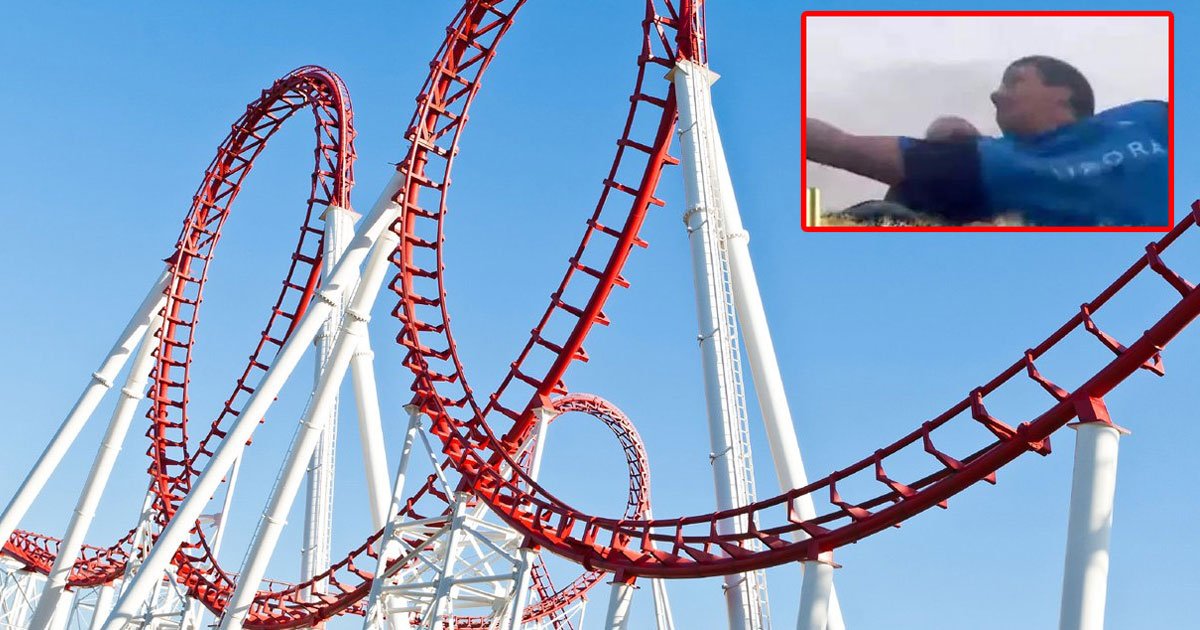 untitled 1 37.jpg?resize=412,232 - A Man On A Rollercoaster Managed To Catch A Phone Dropped By Another Rider