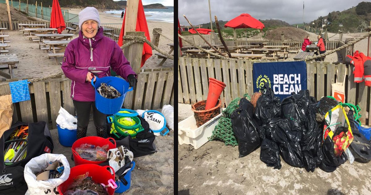 untitled 1 48.jpg?resize=412,275 - A 70-Year-Old Grandma Cleaned 52 Beaches In One Year