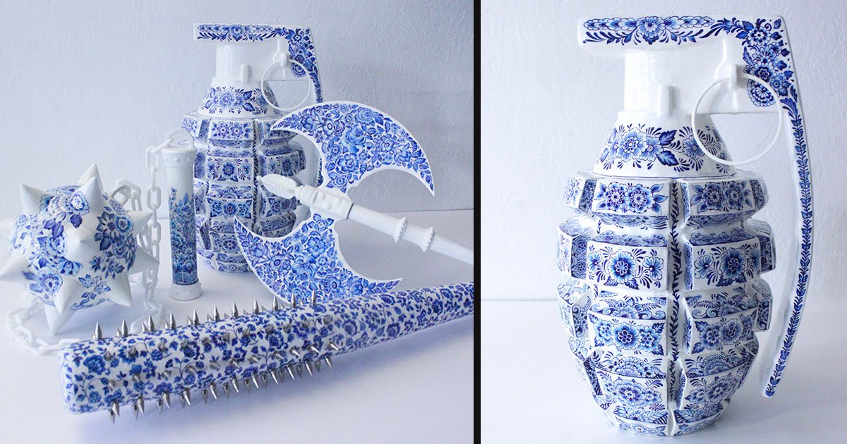 untitled 1 92.jpg?resize=412,275 - An Artist Created Porcelain Weapons To Explore What It Means To Be A Woman