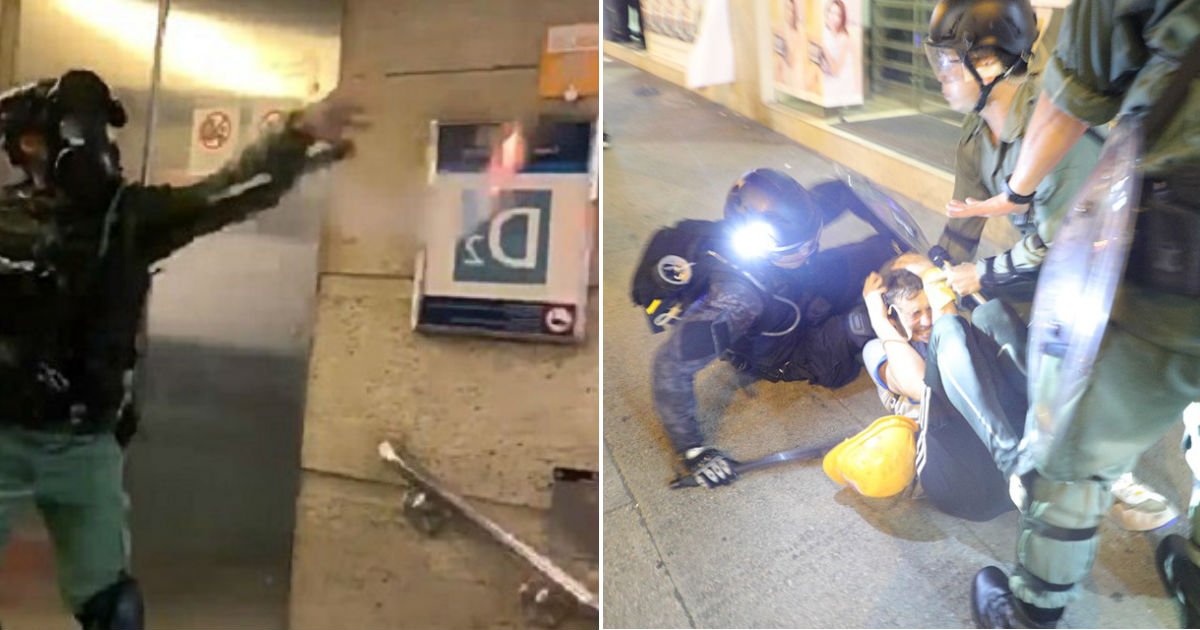 untitled 68.jpg?resize=412,232 - "최루탄 던지고 발로 차고"...한국과 프랑스 기자를 위협하는 홍콩 경찰 (영상)