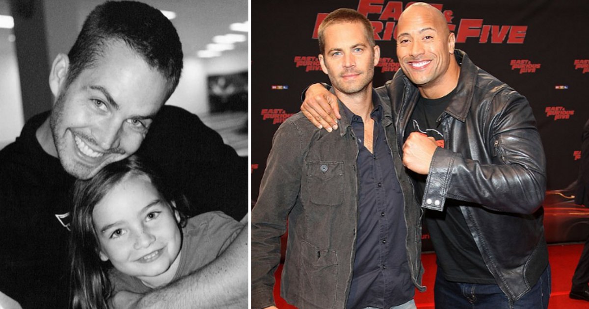 untitled design 1 9.png?resize=412,275 - The Rock Shared a Video of Paul Walker’s Daughter Saying He Was The Loveliest Soul