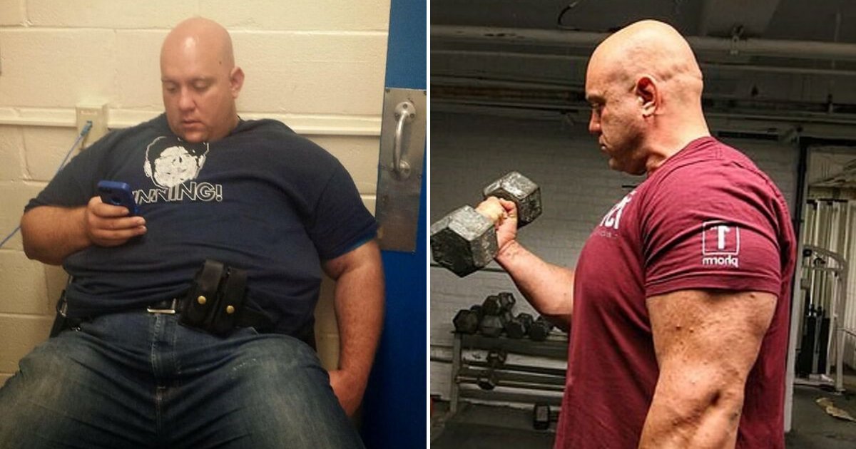 untitled design 98.png?resize=412,232 - Cop And Father Dropped Over 150 Pounds After Dreaming Of Dying Because Of His Weight