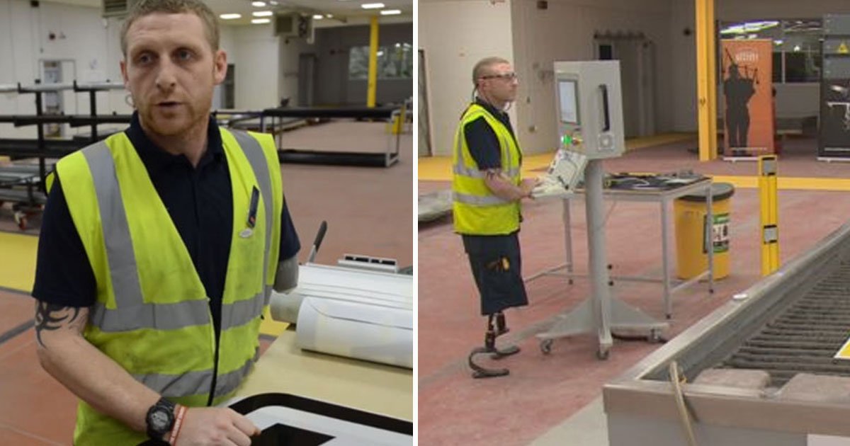 veteran without limbs job.jpg?resize=412,275 - Veteran - Who Lost Three Limbs In A Bomb Blast - Has Now Landed A Job With SBMC