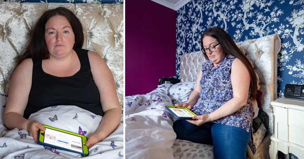 woman sleep shop.jpg?resize=412,275 - Woman With Rare Sleeping Disorder Spent £3k Unconsciously On Online Shopping